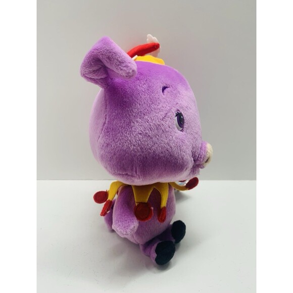 Care Bears Gig the Pig Purple Plush Stuffed Animal 2004 Play Along Toy w/ Tags - Picture 7 of 14